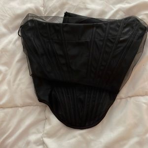 Black corset/bustier